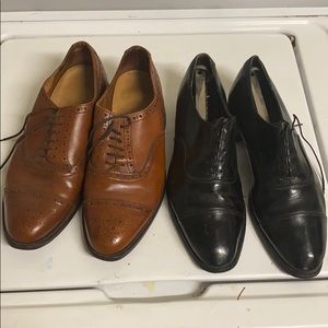 (3/12) Vintage leather shoes-size 9-9.5
